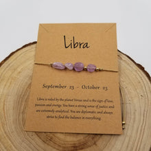 Load image into Gallery viewer, Natural Stone Handwoven Constellation Bracelet with Card: Gemini
