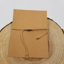 Load image into Gallery viewer, Natural Stone Handwoven Constellation Bracelet with Card: Gemini
